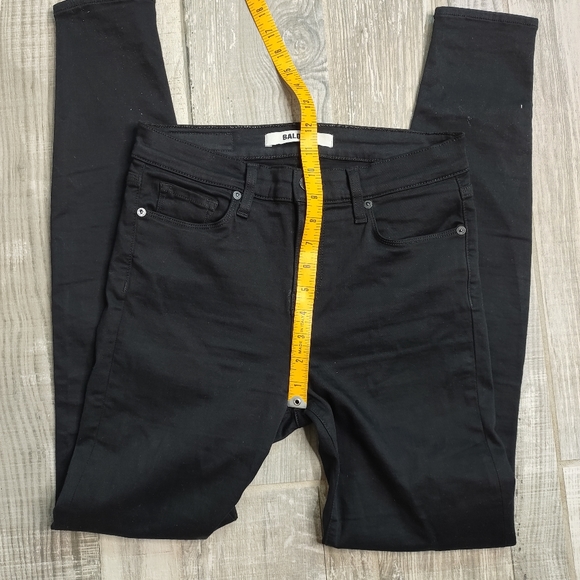 Baldwin The L CIGARETTE Jean Womens Sz 29 Black Sk - Picture 4 of 9